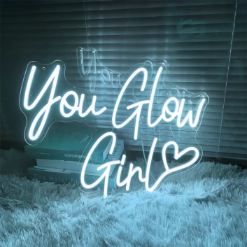 You Glow Girl: Shine Bright with Neon Radiance