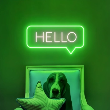 Hello Add a Touch of Neon Attitude to Your Space
