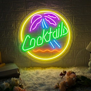 Customize Cocktails Beer Bar: Add a Touch of Neon Brew to Your Space