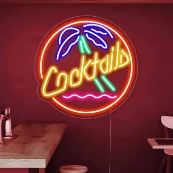 Customize Cocktails Beer Bar: Add a Touch of Neon Brew to Your Space