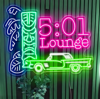 Customize Lounge: Light Up Your Space with Neon Relaxation