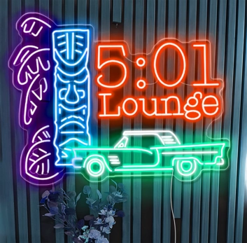 Customize Lounge: Light Up Your Space with Neon Relaxation