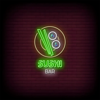 Customize Sushi Bar: Add a Touch of Neon Sushi to Your Space