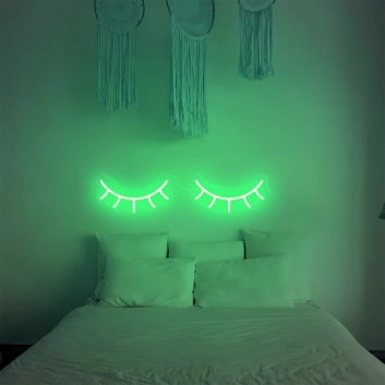 Lashes: Illuminate Your Space with Neon Glamour