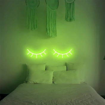 Lashes: Illuminate Your Space with Neon Glamour