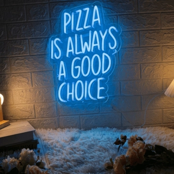 Pizza Is Always A Good Choice: Light Up Your Space with Neon Flavor