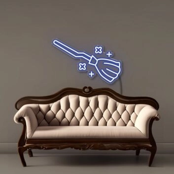Broom Stick Neon Signs