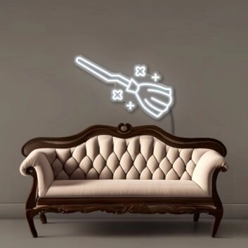 Broom Stick Neon Signs