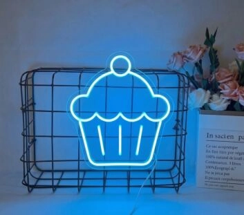 Cup Cake 2 Neon Signs