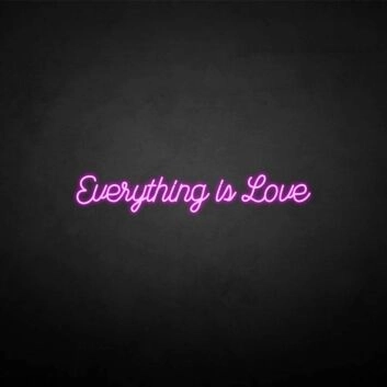 All is love&#39; neon sign