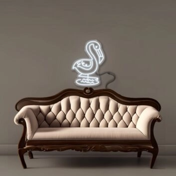 Doodle Flamingo Neon Signs