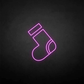 &#39;Marry Christmas Stocking&#39; neon sign