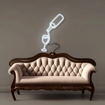 Glass of Wine Led Neon Signs