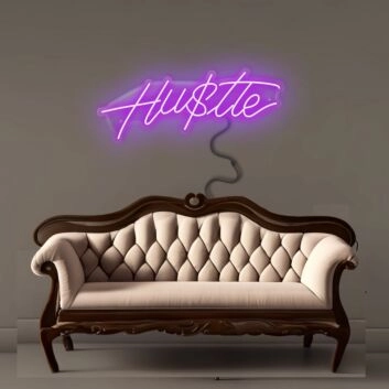 HUSTLE Led Neon Signs
