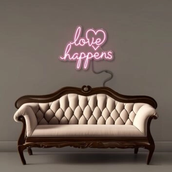 Love Happens Led Neon Signs