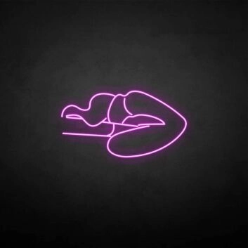 &#39;Cigerrate and lip&#39; neon sign