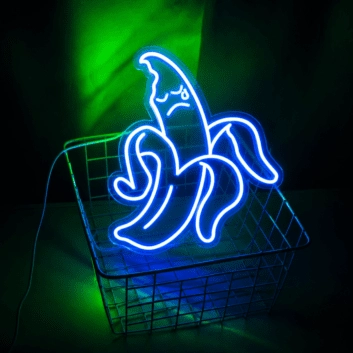Sad Banana Neon Signs