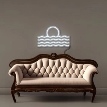 Sun &amp; Waves Neon Signs