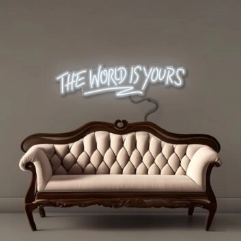 The world is yours Led Neon