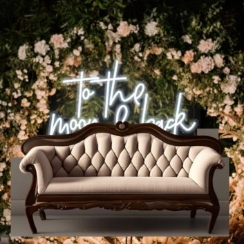 To the moon and back Neon Signs