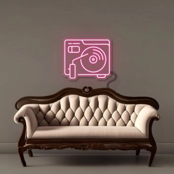 Vinyl Player Neon Signs