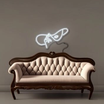 Woman in Hat Led Neon