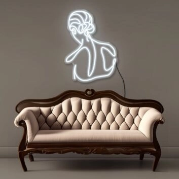 Womans Back Led Neon Signs
