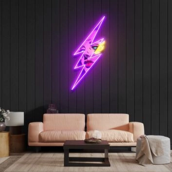 Thunder Girl Led Neon Acrylic Artwork
