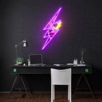 Thunder Girl Led Neon Acrylic Artwork