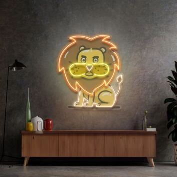 Stupid Lion Led Neon Sign Light Pop Art
