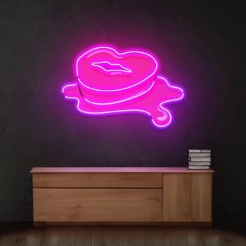 Lip Butter Led Neon Acrylic Artwork