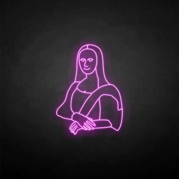 Lisa's Smile&#39; Neon Sign