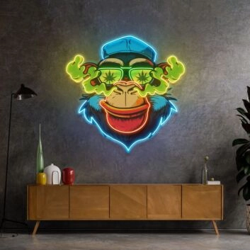 Flamboyant Monkey Led Neon Sign Light Pop Art