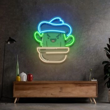 Cactus Led Neon Sign Light Pop