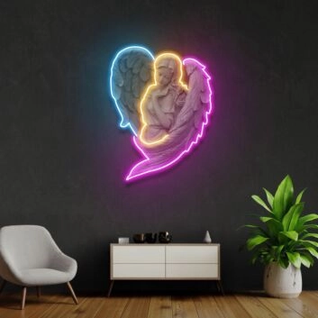 Angel Led Neon Acrylic Artwork