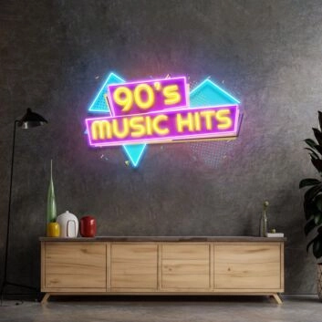 90S Music Hits Led Neon Acrylic Artwork