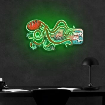 Paradise In A Bottle Neon X Acrylic Artwork