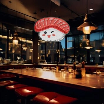 Beef Sushi Delight Led Neon Sign Light Pop Art