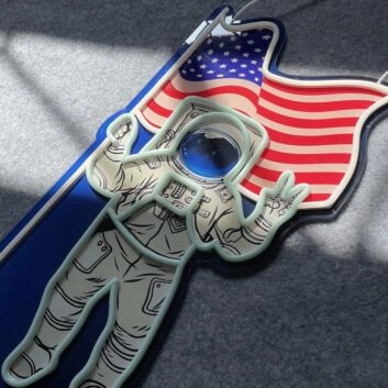 American Astronaut Led Neon Sign Light Pop Art