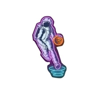 Space Basketball Led Neon Sign Light Pop Art