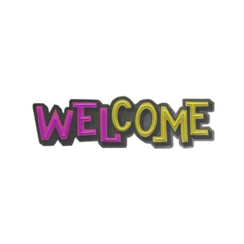 Welcome Led Neon Sign Light Pop Art