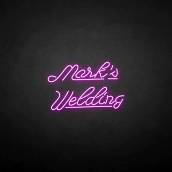 Maik&#39;s welding&#39; neon sign