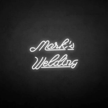 Maik&#39;s welding&#39; neon sign