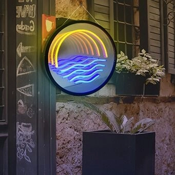 Radiant Sunrise 3D Mirror Effect