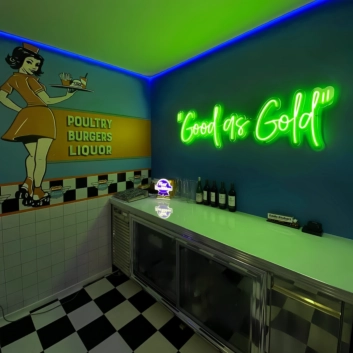 Golden Glory Good as Gold Neon Sign