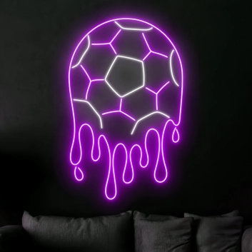 Soccer Shape Neon Sign