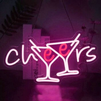 Festive Cheers Neon Sign