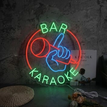 Customize Energetic Bar Singing Rock Neon Sign