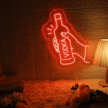 Customize Intense VODKA Drinking Neon Sign