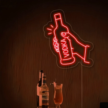 Customize Intense VODKA Drinking Neon Sign